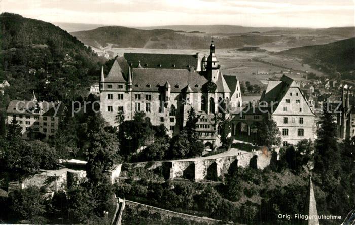 Marburg Lahn Fliegeraufnahme Schloss
