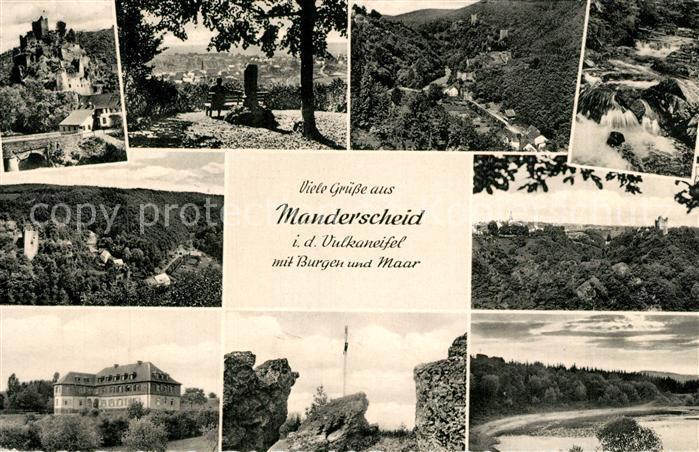 Manderscheid Eifel Oberburg Niederburg Mosenberger Maar