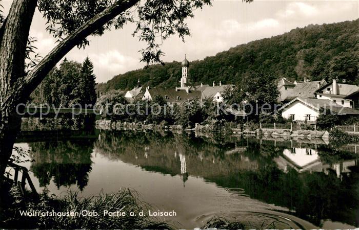 Wolfratshausen Partie an der Loisach