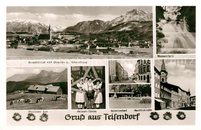 Teisendorf Oberbayern Staufen Vatersberg Wasserfall Stoisser Alm Heimattaenze