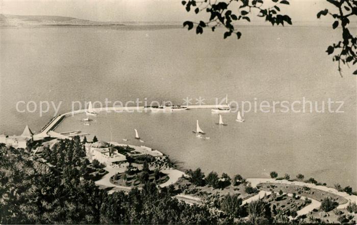 Tihany Kilatas a Balatonra Fliegeraufnahme
