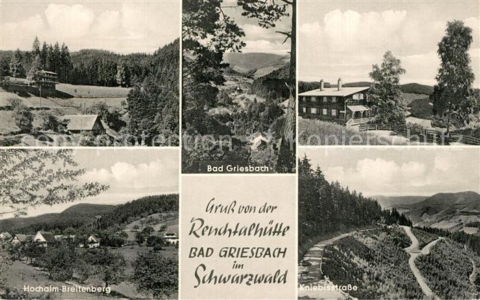 Bad Griesbach Schwarzwald  Hochalm Breitenberg Kniebisstrasse Panorama