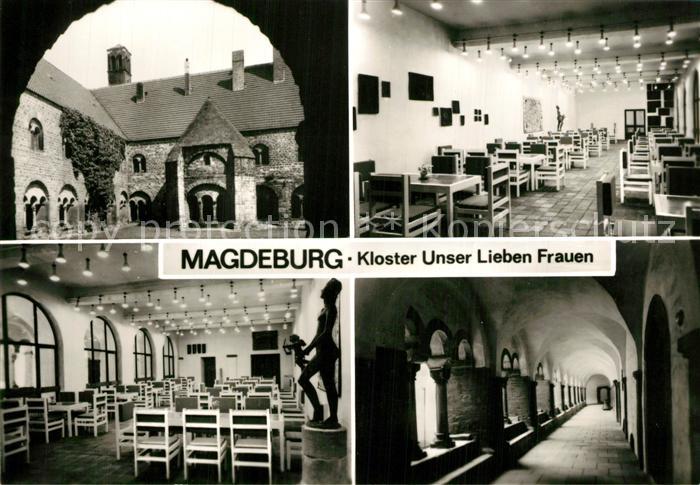 Magdeburg Kloster Unser Lieben Frauen Kreuzgang Tonsur Cafe
