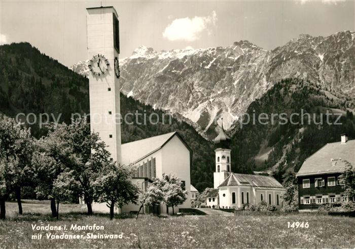 Vandans Vorarlberg Vandanser Steinwand Kirche