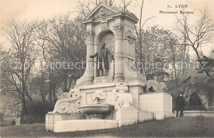 Lyon France Monument Burdeau