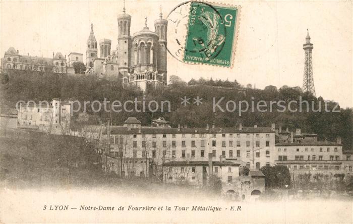 Lyon France Notre-Dame de Fourviere Tour Metallique