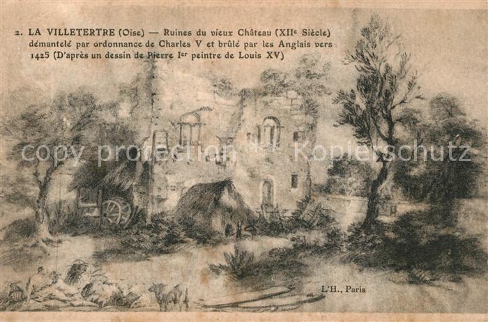 Lavilletertre Ruines du vieux Chateau