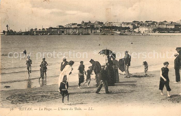 Royan 17 Plage Heure du Bain