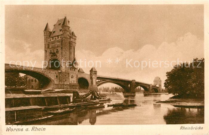 Worms Rhein Rheinbruecke