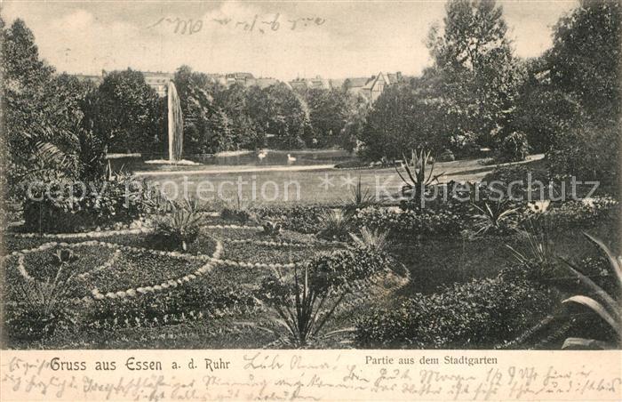 Essen Ruhr Partie Stadtgarten