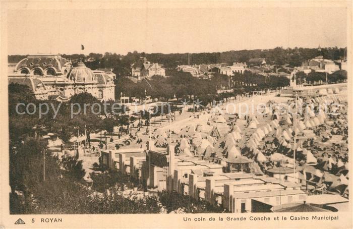 Royan 17 Un coin Grande Conche Casino Municipal