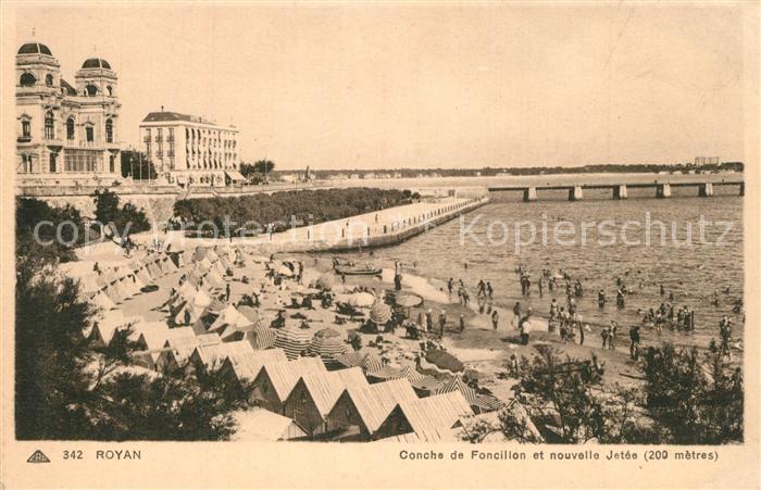 Royan 17 Conche de Foncilion Jetee