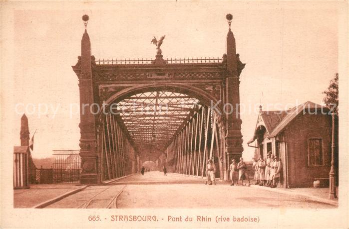 Strasbourg Alsace Pont du Rhin