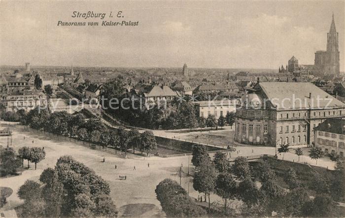 Strasbourg Alsace Panorama Kaiser Palast