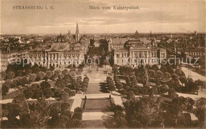 Strasbourg Alsace Blick vom Kaiserpalast