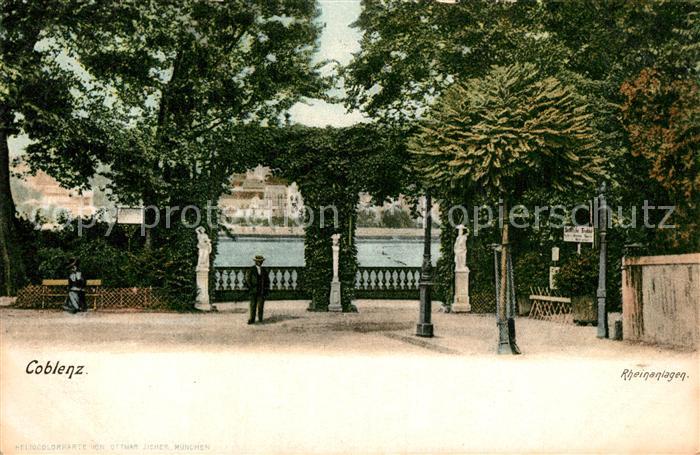 Coblenz Koblenz Rheinanlagen