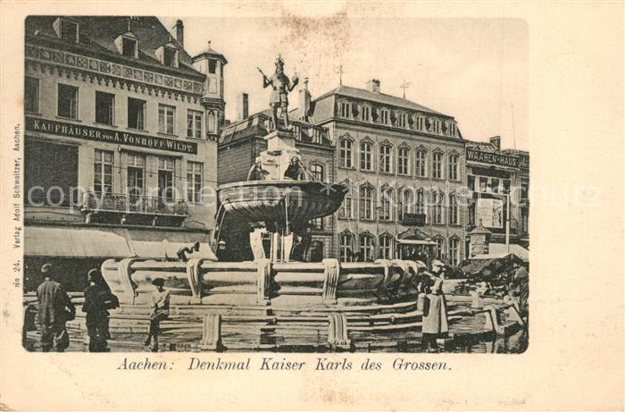 Aachen Denkmal Kaiser Karl der Grope