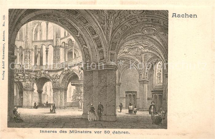 Aachen Muenster Innenhof