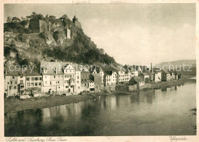 Saarburg Saar Panorama Uferpartie