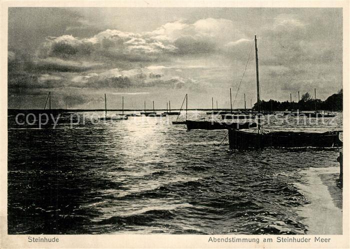 Steinhude Abendstimmung Steinhuder Meer
