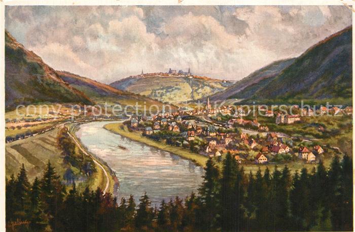 Neckargemuend Dilsberg Panorama