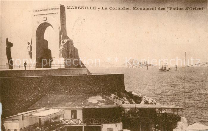 Marseille Bouches-du-Rhone Monument des Poilus d Orient