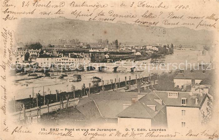 Pau 64 Pont vue de Jurancon