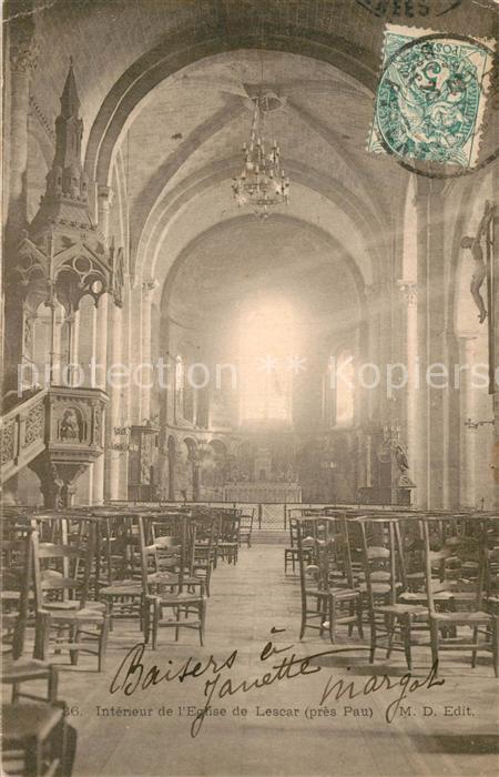 Lescar Eglise Interieur