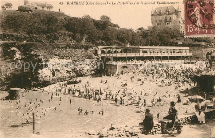 Biarritz Pyrenees Atlantiques Port Vieux nouvel Etablissement