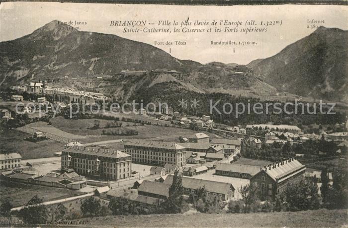 Briancon Sainte Catherine Casernes Forts superieurs