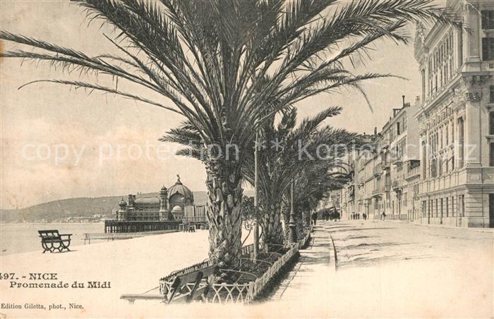 Nice Alpes Maritimes Promenade du Midi