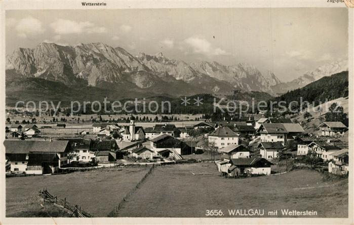 Wallgau Panorama Wetterstein