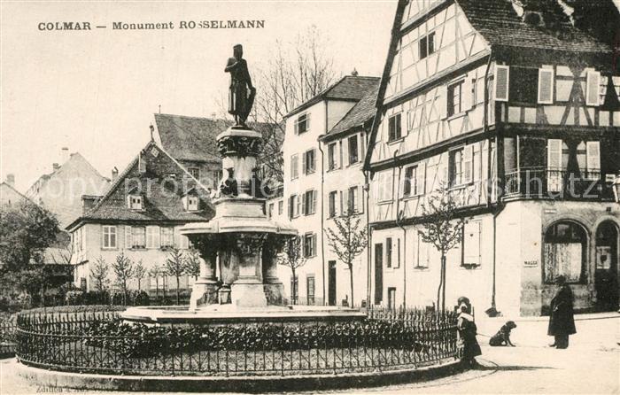 Colmar Haut Rhin Elsass Monument Rosselmann