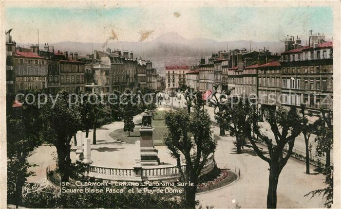 Clermont Ferrand Puy de Dome Square Blaise Pascal Puy de Dome