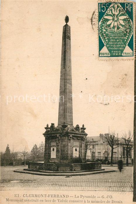 Clermont Ferrand Puy de Dome Pyramide