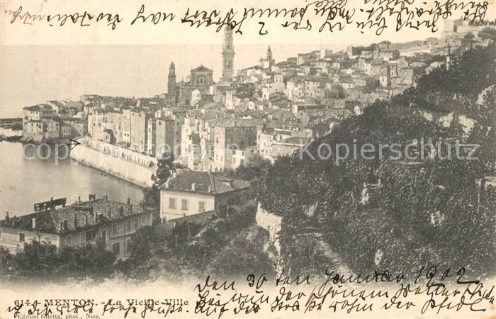 Menton Alpes Maritimes Le Vieille Ville