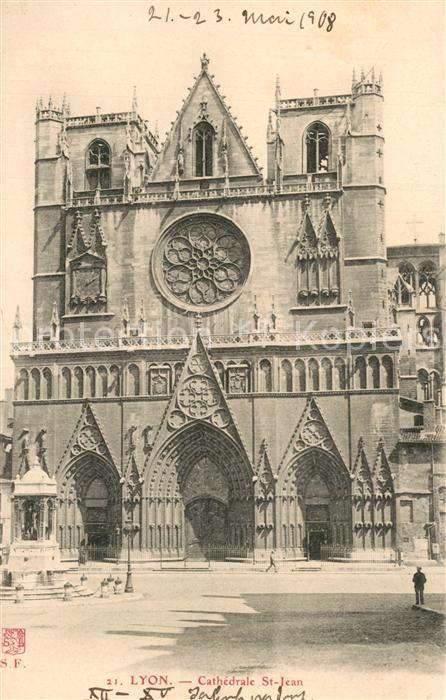 Lyon France Cathedrale Saint Jean