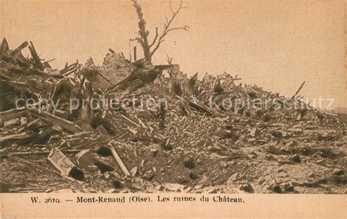 Passel Mont-Renaud Ruines du Chateau Schlossruine