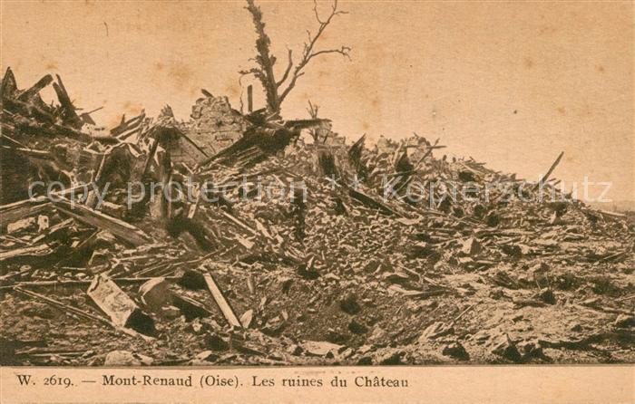 Mont Renaud Ruines du Chateau Schlossruine
