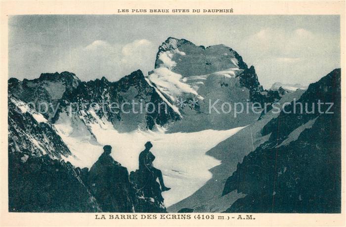 Bergsteigen Klettern Barre des Ecrins Dauphine