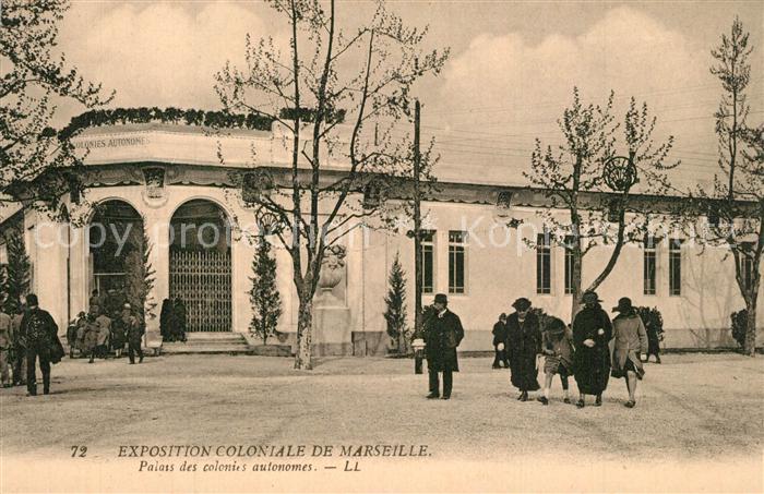 Exposition Coloniale Marseille 1922  Palais des colonies autonomes