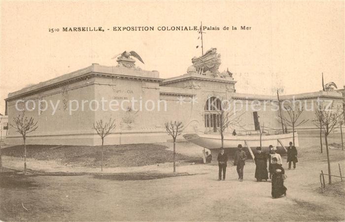 Exposition Coloniale Marseille 1922  Palais de la Mer