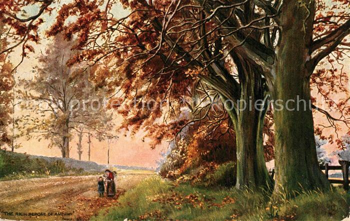 Verlag Tucks Oilette Nr. 1408 The Rich Repose of Autumn