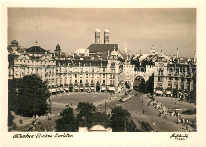 Strassenbahn M?nchen Stachus Karlstor