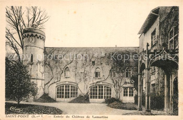 Saint-Point Entrée du Chateau de Lamartine
