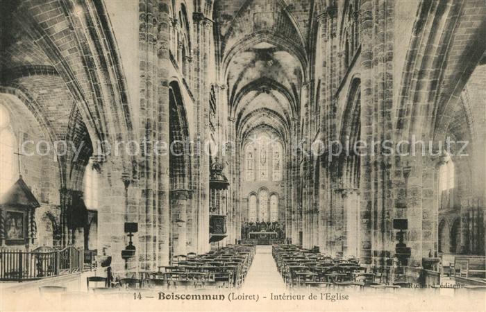 Boiscommun Intérieur de l'Eglise