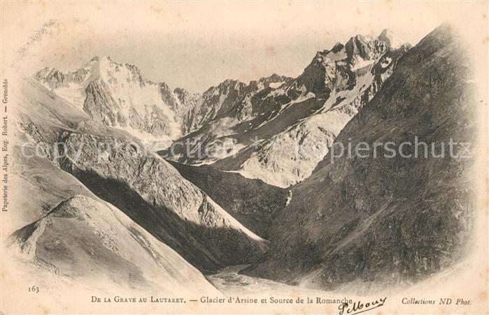 Villar-d Arene Hautes Alpes Glacier d Arsine et Source de la Romanche