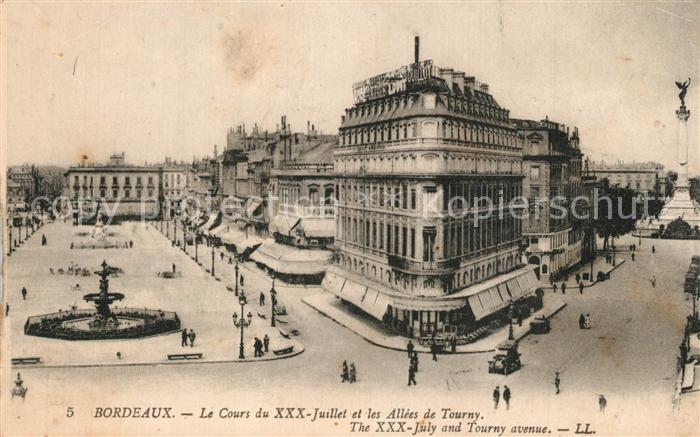 Bordeaux Cours du XXX Juillet et les Allées de Tourny