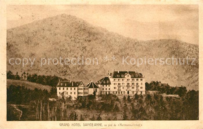 Hartmannswillerkopf Grand Hôtel Sainte Anne