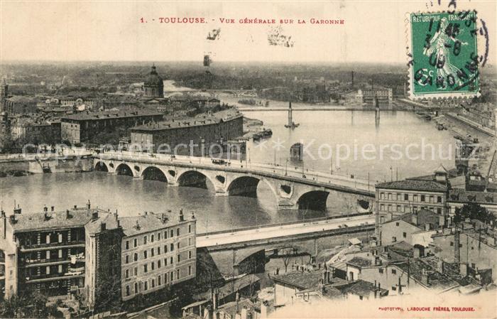 Toulouse Haute-Garonne Vue Generale sur la Garonne